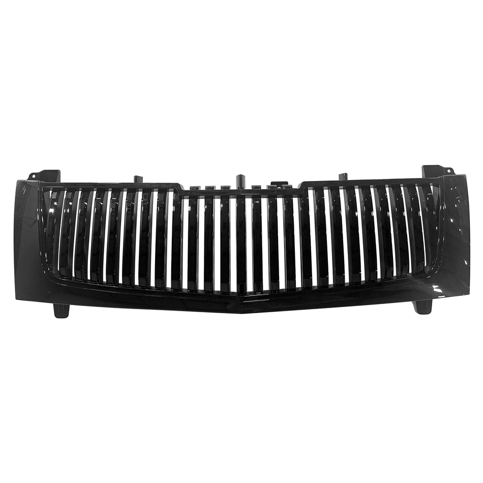 2002-2006 Cadillac Escalade Vertical Bar Style Front Grill Gloss Black