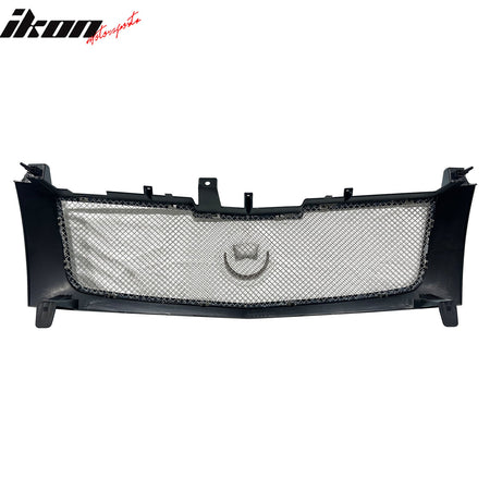 2002 - 2006 Cadillac Escalade Gray Front Upper Grille Stainless SteelIkon Motorsports