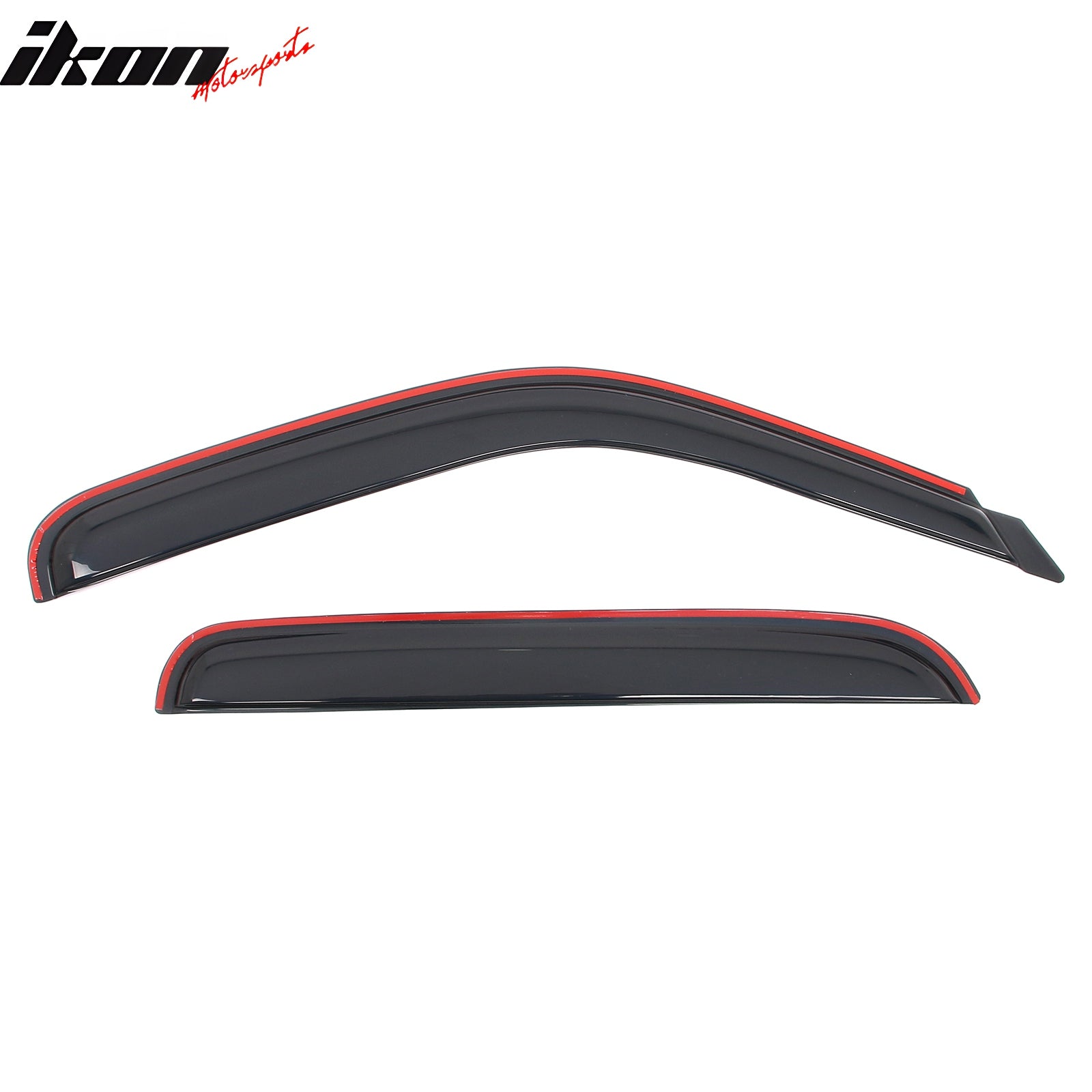 Fits 01-06 Chevy Silverado GMC Sierra 1500 2500 Crew Cab Window Visor In-Channel