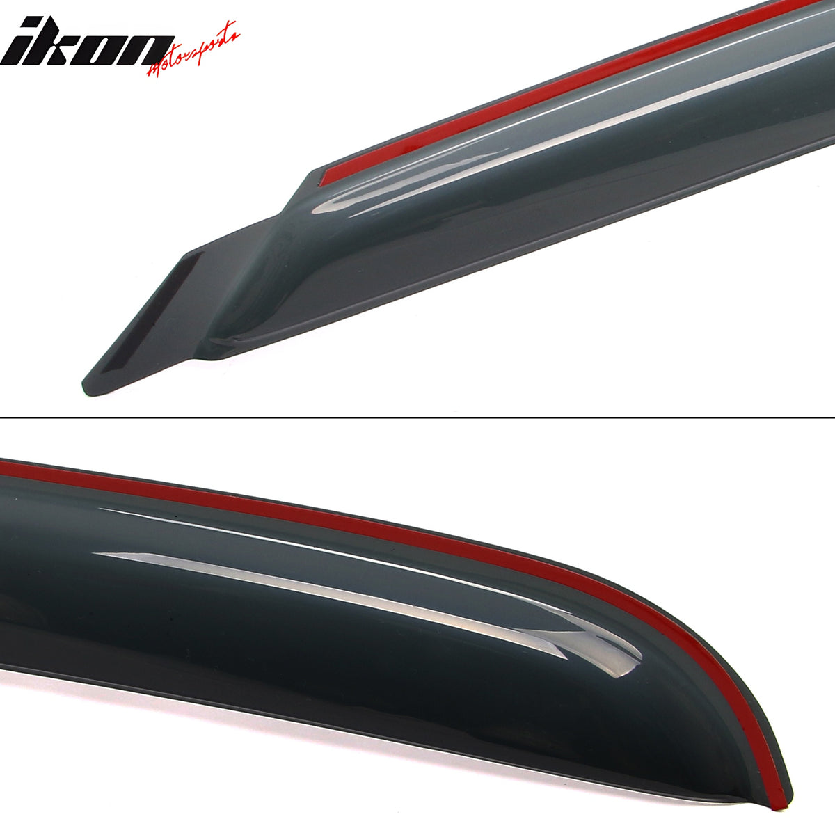 Fits 01-06 Chevy Silverado GMC Sierra 1500 2500 Crew Cab Window Visor In-Channel