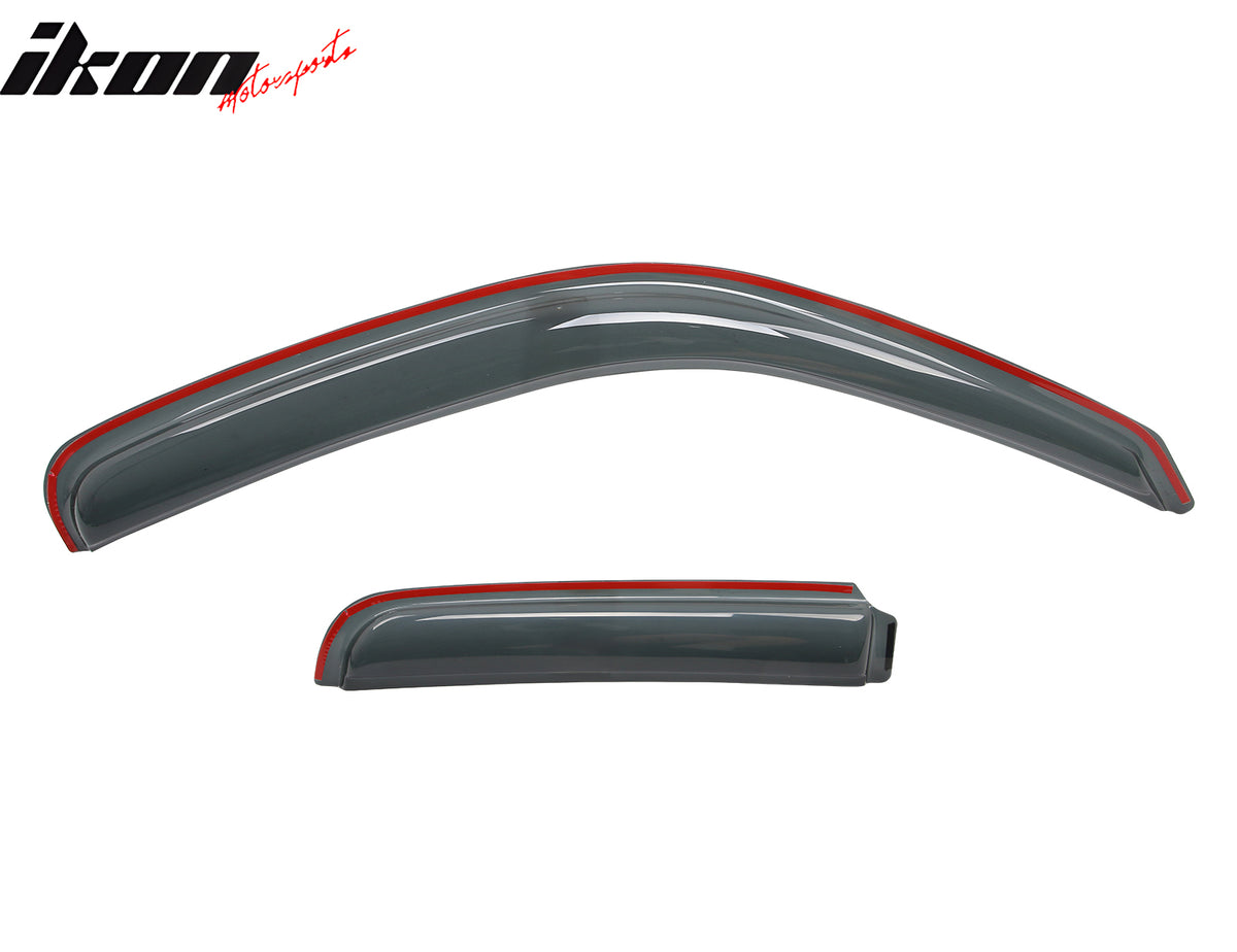 Fits 02-07 Jeep Liberty In Channel Acrylic Window Visors Side Sun Rain Deflector