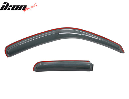 Fits 02-07 Jeep Liberty In Channel Acrylic Window Visors Side Sun Rain Deflector