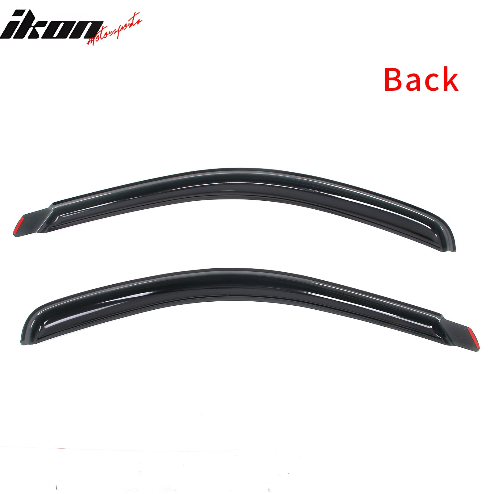 2002 - 2009 Dodge Ram 1500 2500 Standard Cab Smoke Window Visors AcrylicIkon Motorsports