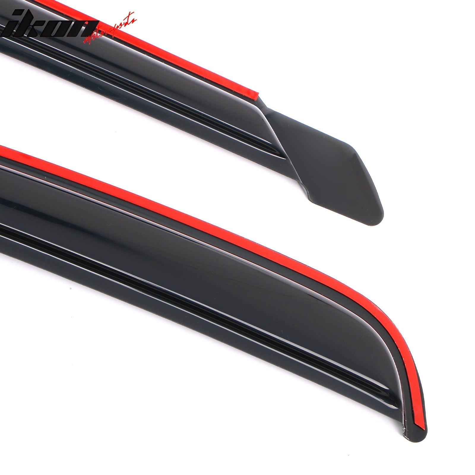 2002 - 2009 Dodge Ram 1500 2500 Standard Cab Smoke Window Visors AcrylicIkon Motorsports