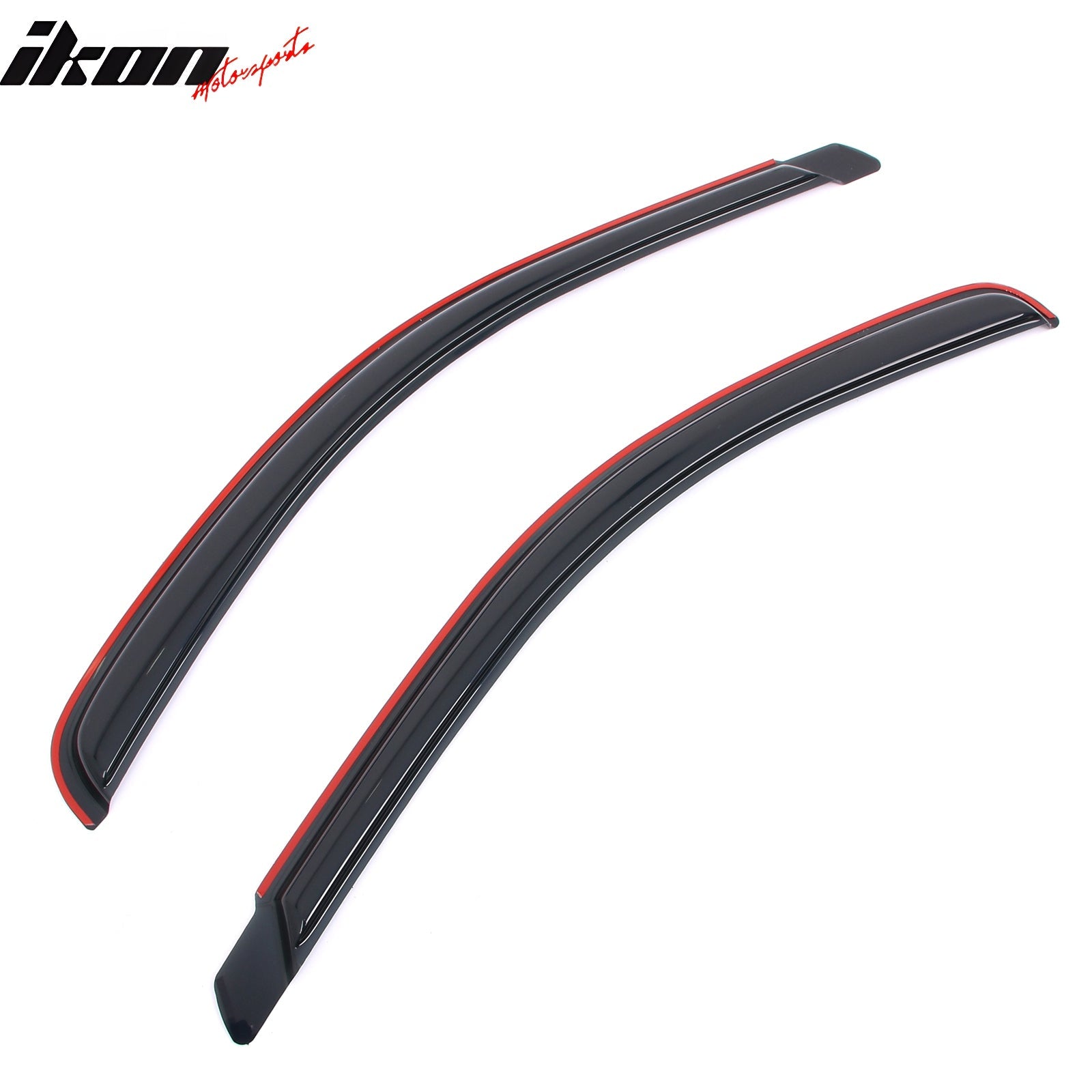 2002 - 2009 Dodge Ram 1500 2500 Standard Cab Smoke Window Visors AcrylicIkon Motorsports