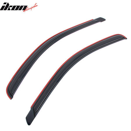 2002 - 2009 Dodge Ram 1500 2500 Standard Cab Smoke Window Visors AcrylicIkon Motorsports