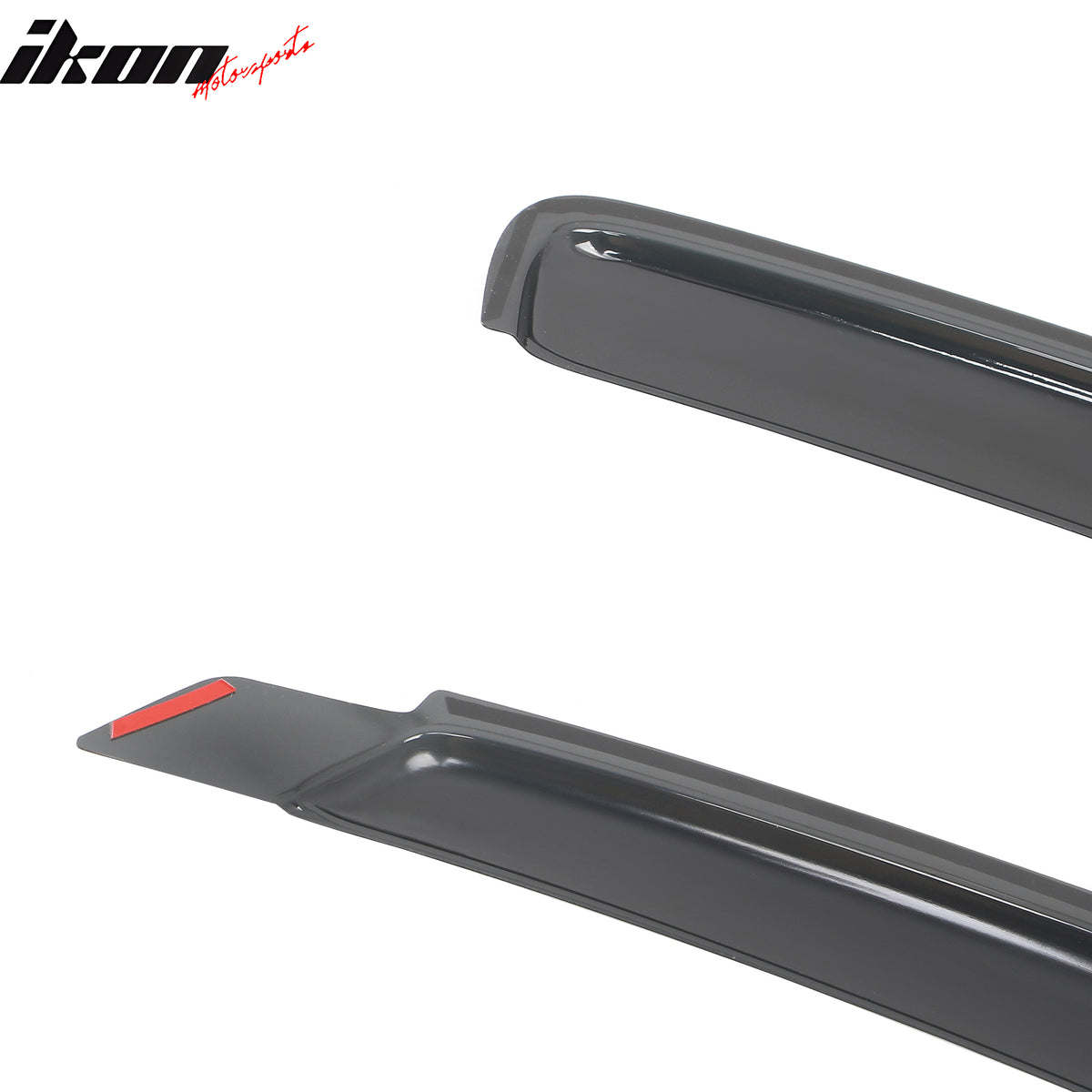 Fits 02-09 Dodge Ram 1500 2500 3500 Quad Cab Window Visors Deflectors In Channel