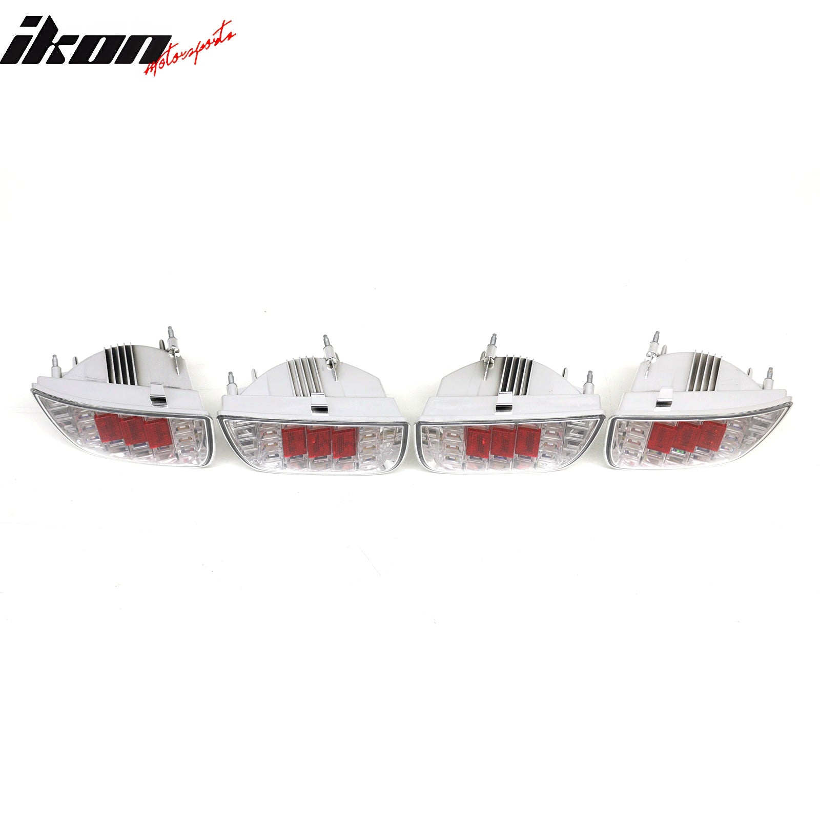 Fit 2010-2013 Chevrolet Camaro Tail Lights W/Chrome Housing Clear Lens