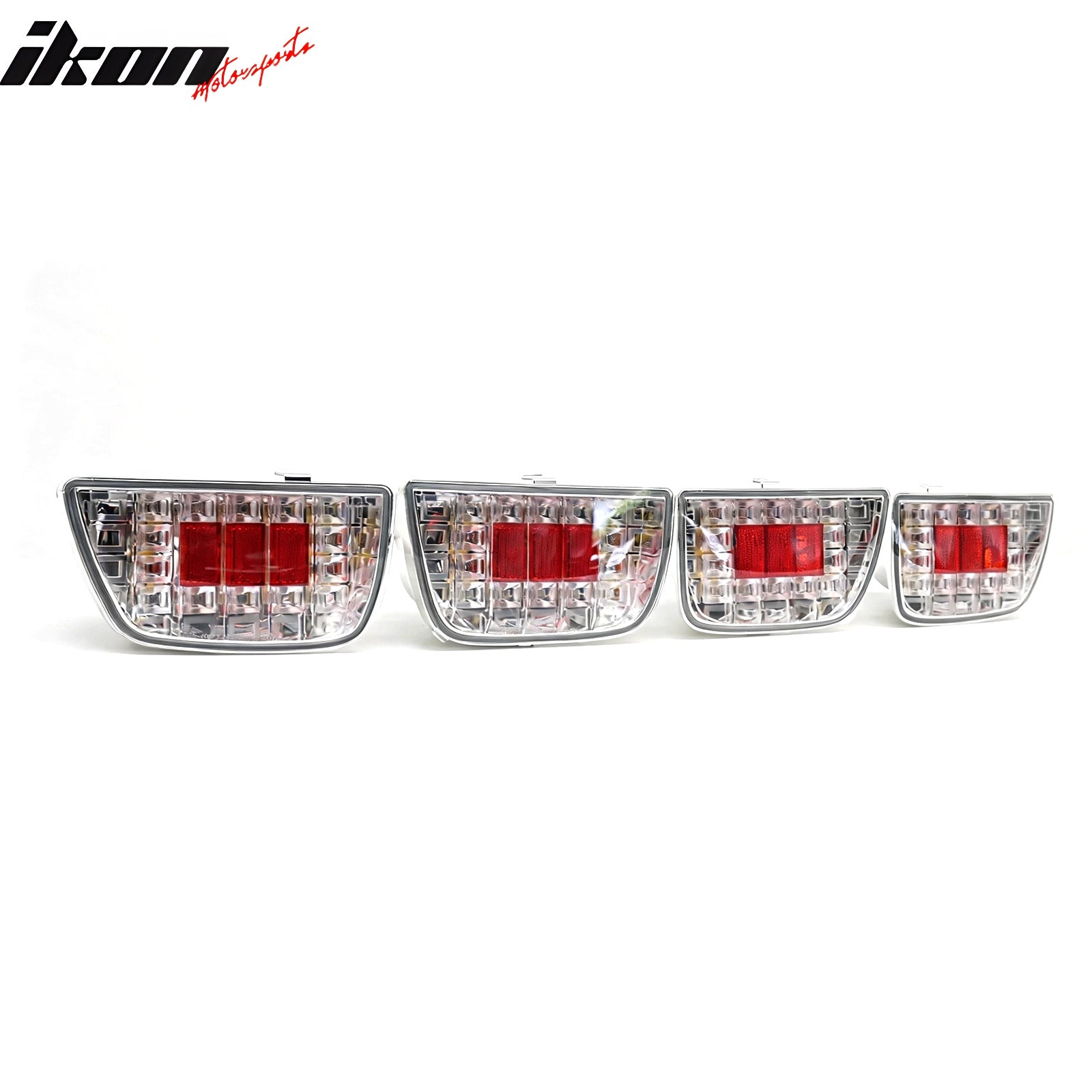 Fits 10-13 Chevrolet Camaro Left Right Tail Lights Rear Brake Lamps Clear Lens