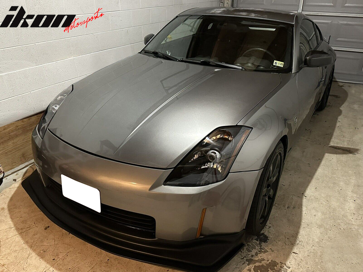Fits 03-05 Nissan 350Z N1 Style PU Front Bumper Lip Spoiler + Matching Splitter