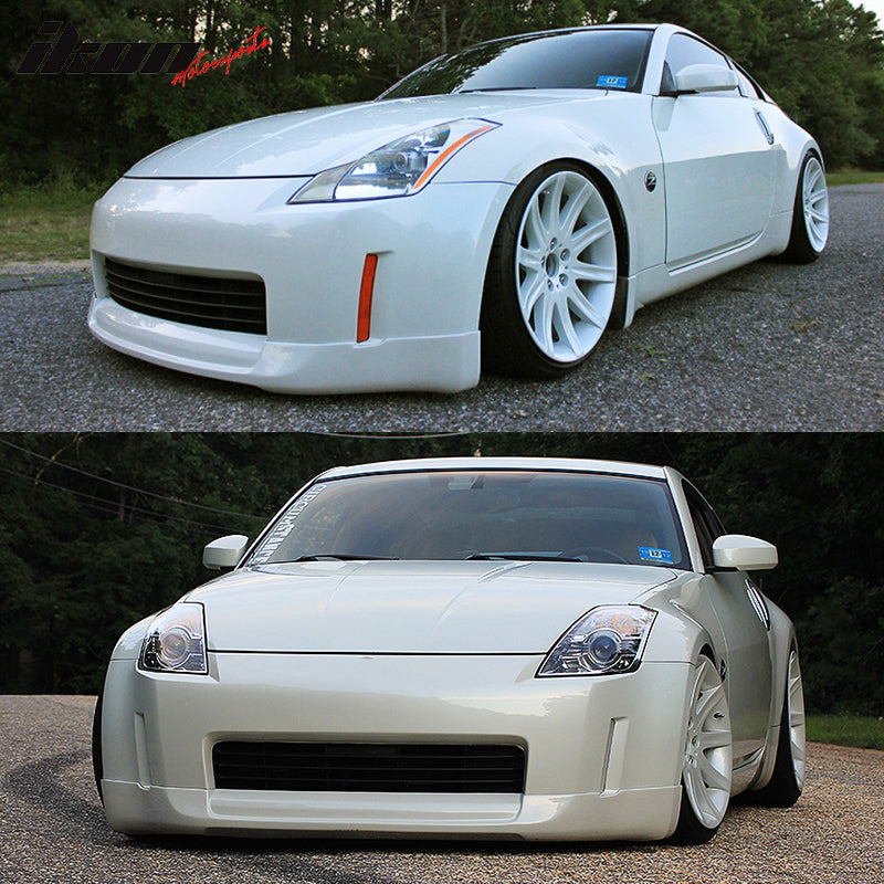Fits 03-05 Nissan 350Z ING-S Style Front Bumper Lip Spoiler