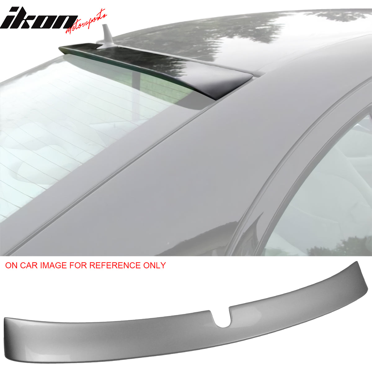 Fits 03-05 Benz W211 Trunk + Roof Spoiler Painted #775 Iridium Silver Metallic