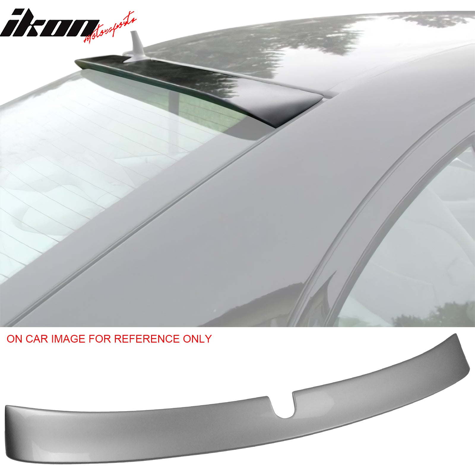 Fits 03-05 Benz W211 Trunk + Roof Spoiler Painted #775 Iridium Silver Metallic
