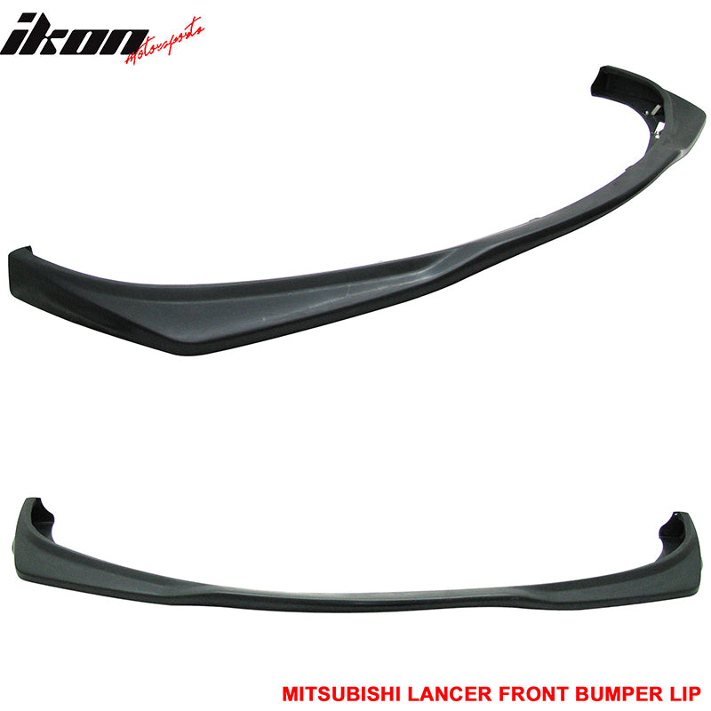 Fits 03-05 Mitsubishi Evo 8 ViII Front Bumper Lip Spoiler PU