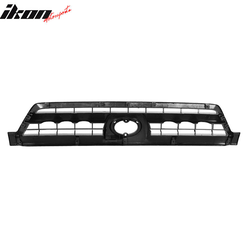 IKON MOTORSPORTS Front Upper Grille, Compatible with 2003-2005 Toyota 4Runner, OE Style Black ABS Replacement Front Bumper Hood Grill