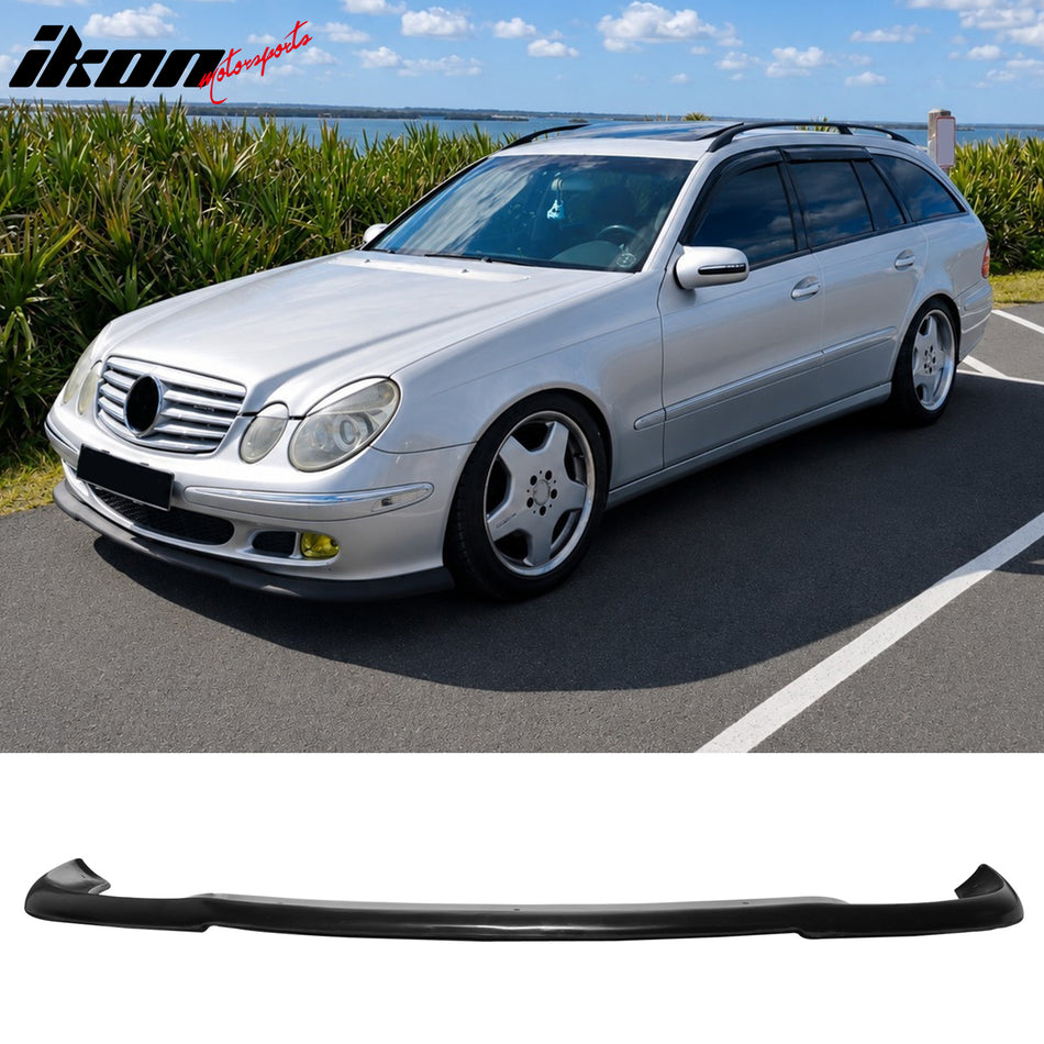 2003-2006 Benz W211 E-Class H Style Unpainted Front Bumper Lip PP