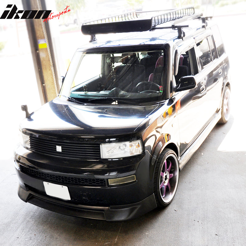 Fits 03-07 Scion xB JDM Style Front Bumper Lip Unpainted PU Spoiler Splitter Kit