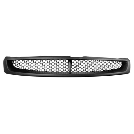 For 03-07 Infiniti G35 Coupe JDM Style Front Bumper Upper Grille Matte Black ABS