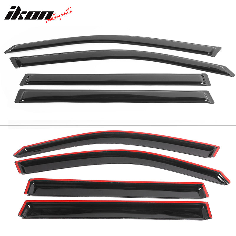 Sun roof & Window 2.0mm Visor Wind Guard Out-Channel 5pcs 2002-2009 GMC Sun roof & Window 2.0mm Visor Wind Guard Out-Channel 5pcs 2002-2009 GMC