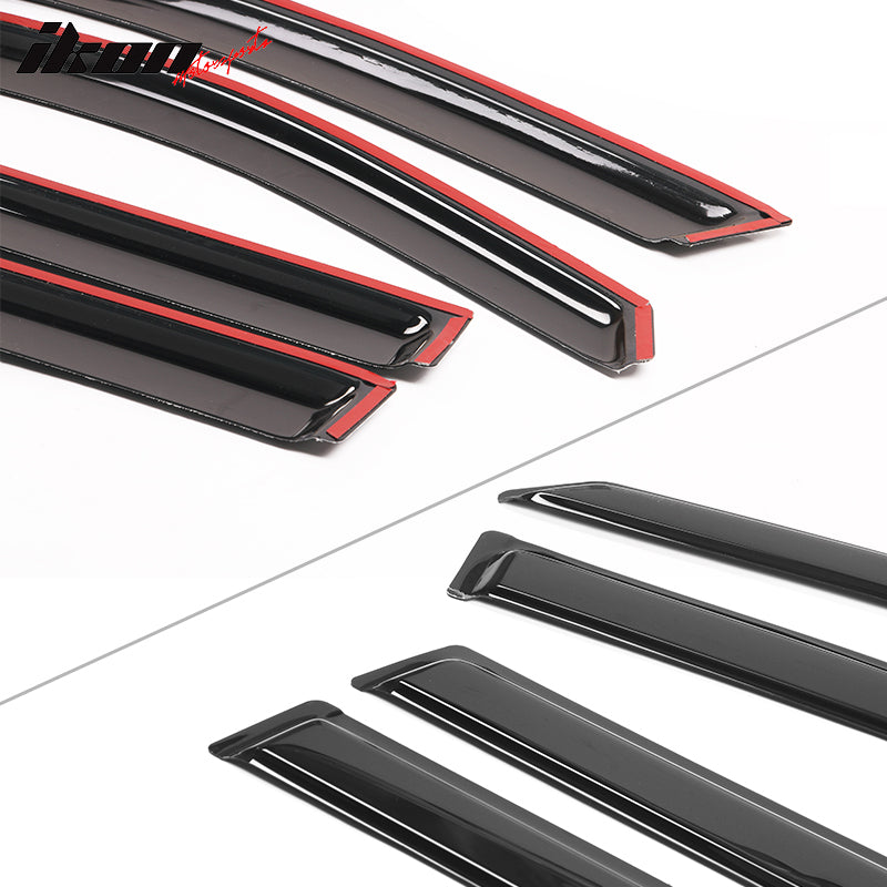 JDM Outside Mount Window Visor Sunroof 5pcs For Honda Pilot 03-08 4DR LX EX EX-L JDM Outside Mount Window Visor Sunroof 5pcs For Honda Pilot 03-08 4DR LX EX EX-L