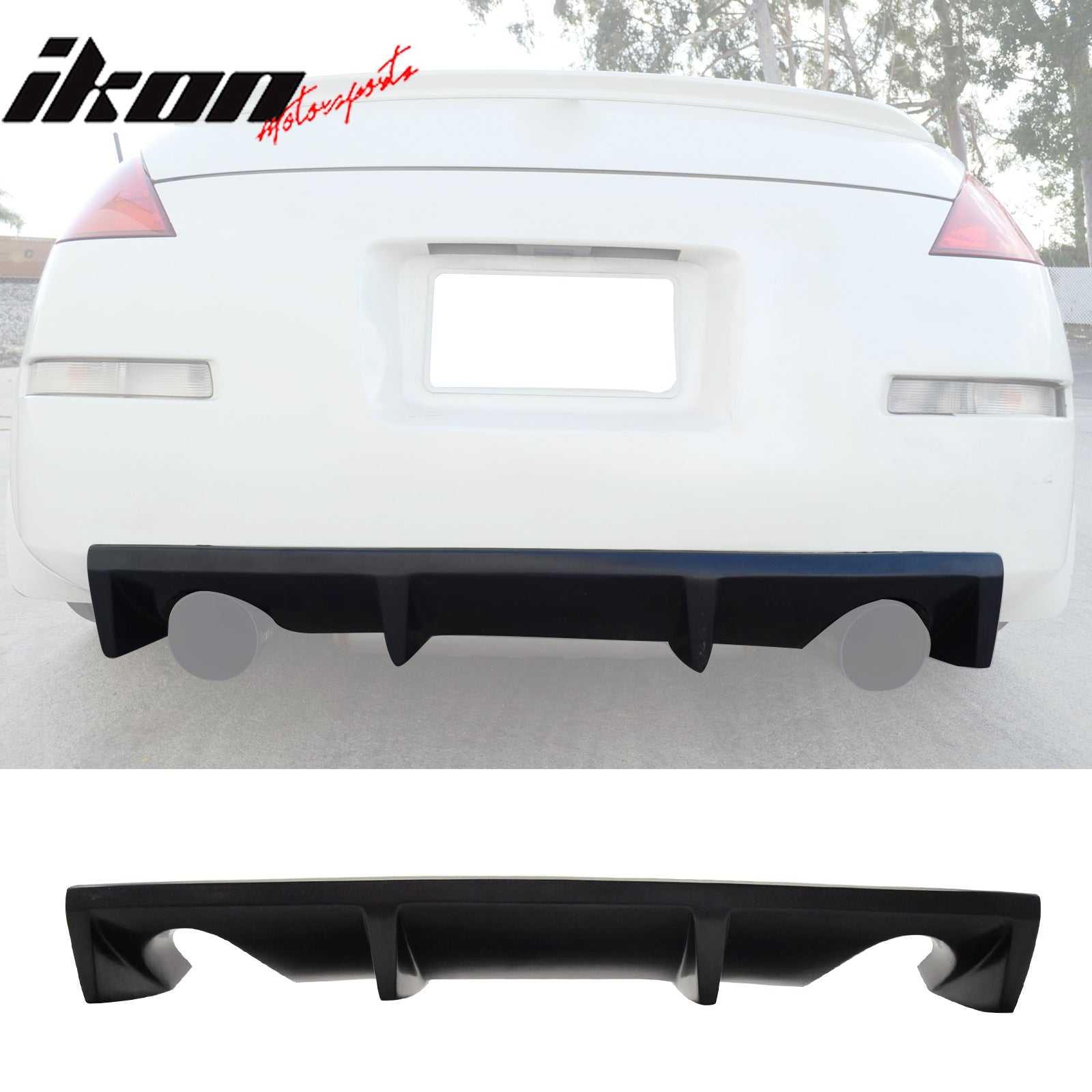 Fits 03-08 Nissan Fairlady Z Z33 350Z 2-Door J Style Rear Bumper
