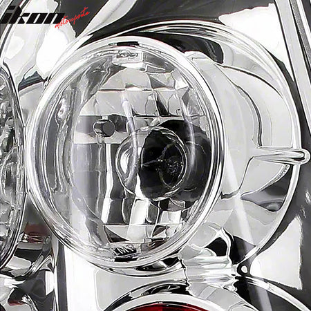 2003 - 2009 Toyota 4Runner Altezza Style Chrome Clear Tail Lights LampsIkon Motorsports