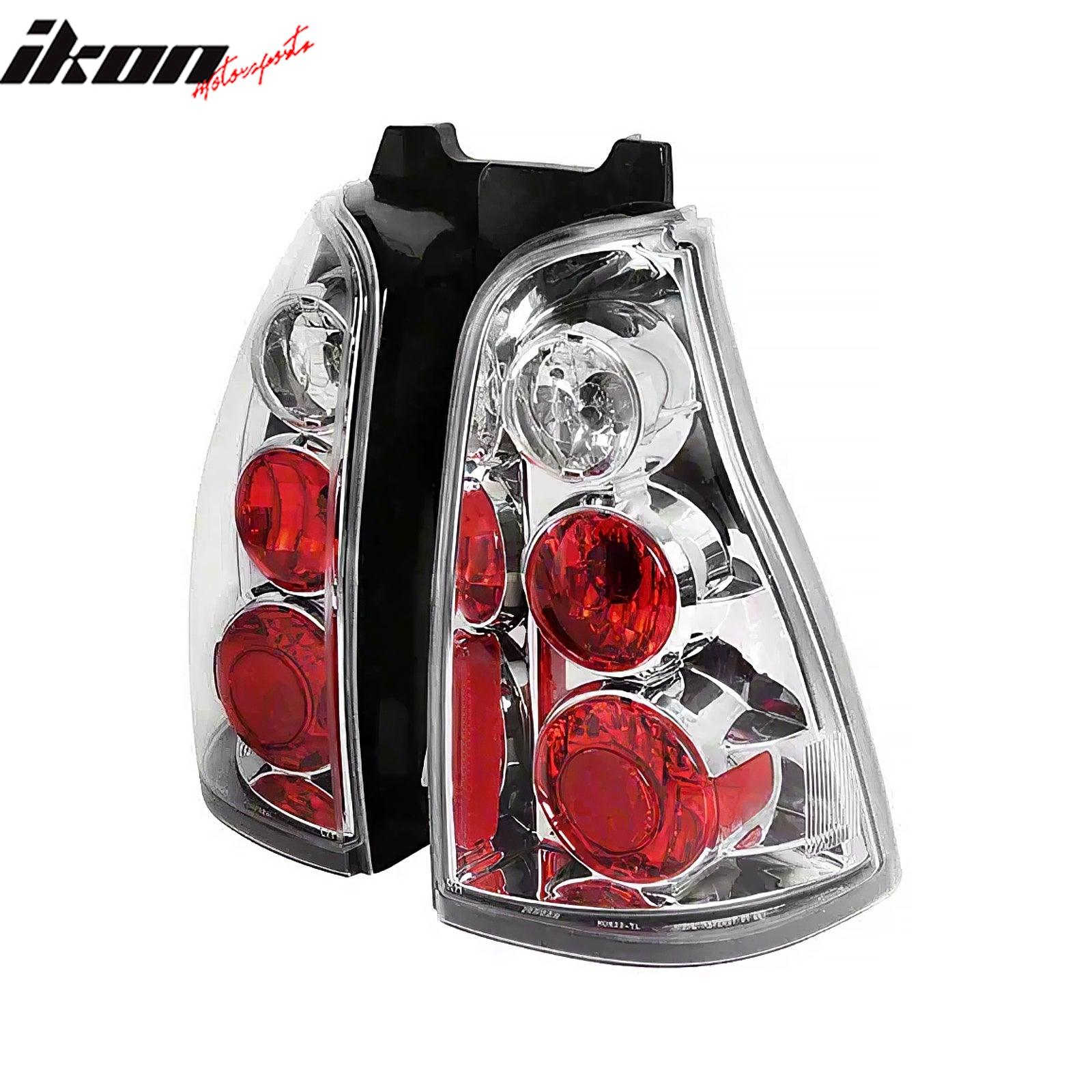 2003 - 2009 Toyota 4Runner Altezza Style Chrome Clear Tail Lights LampsIkon Motorsports