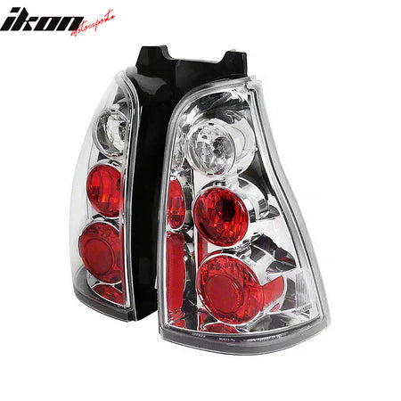 2003 - 2009 Toyota 4Runner Altezza Style Chrome Clear Tail Lights LampsIkon Motorsports