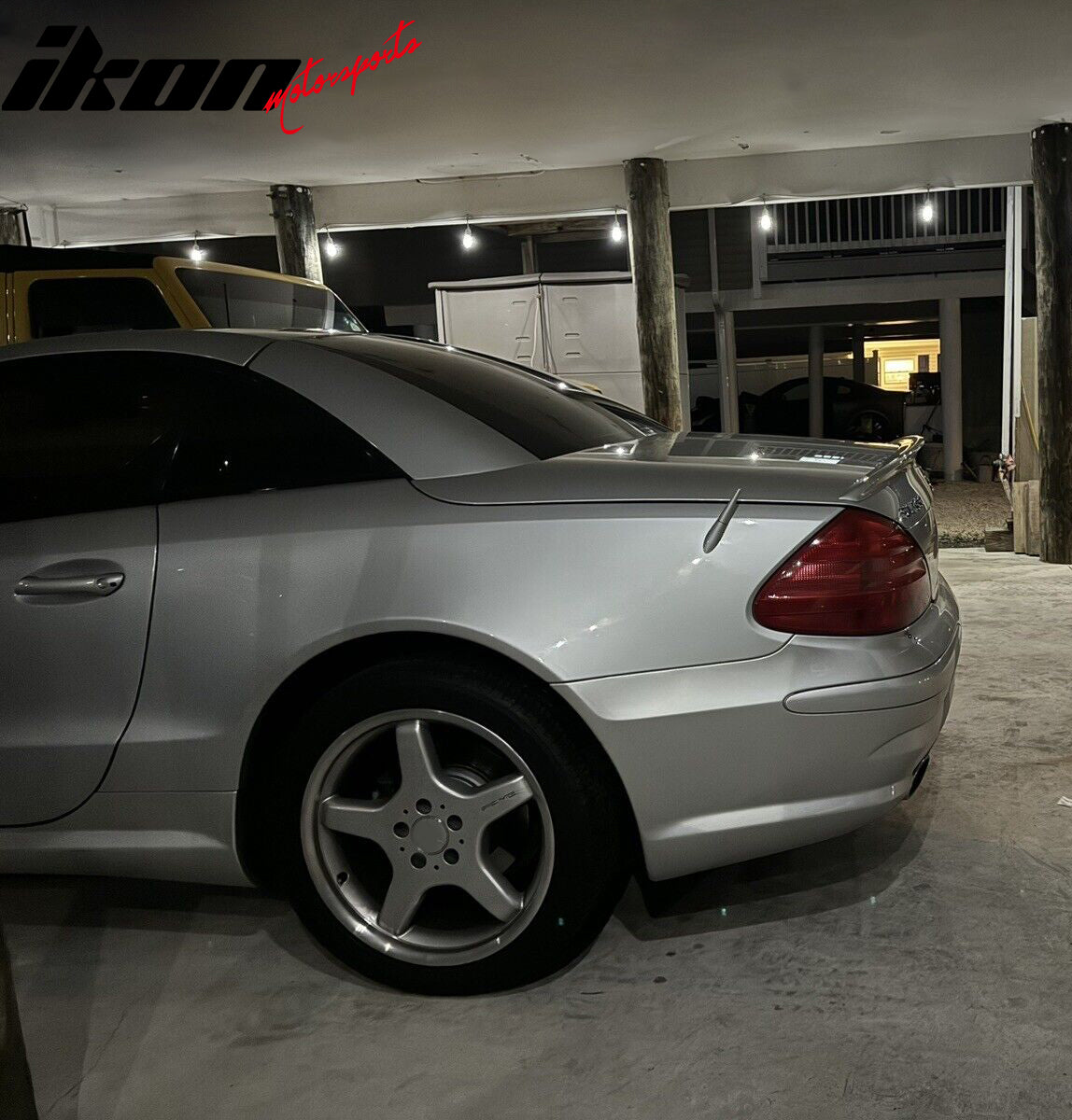 Fits 03-11 Benz R230 SL-Class AMG Style Trunk Spoiler Painted #744/775 Silver