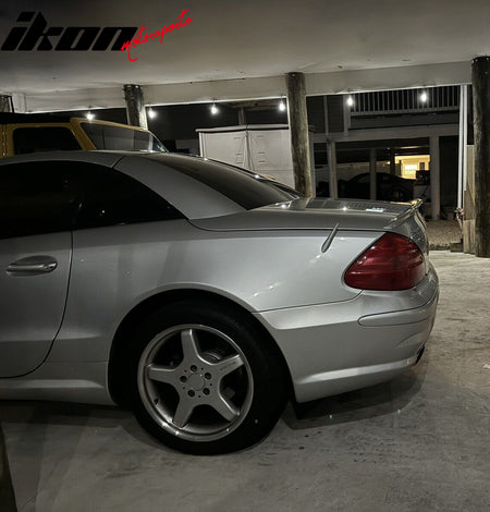 Fits 03-11 Benz R230 SL-Class AMG Style Trunk Spoiler Painted #744/775 Silver