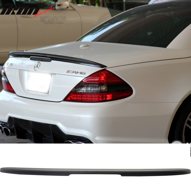 2003-2011 Benz R230 SL-Class AMG Style Matte Black Rear Spoiler Wing