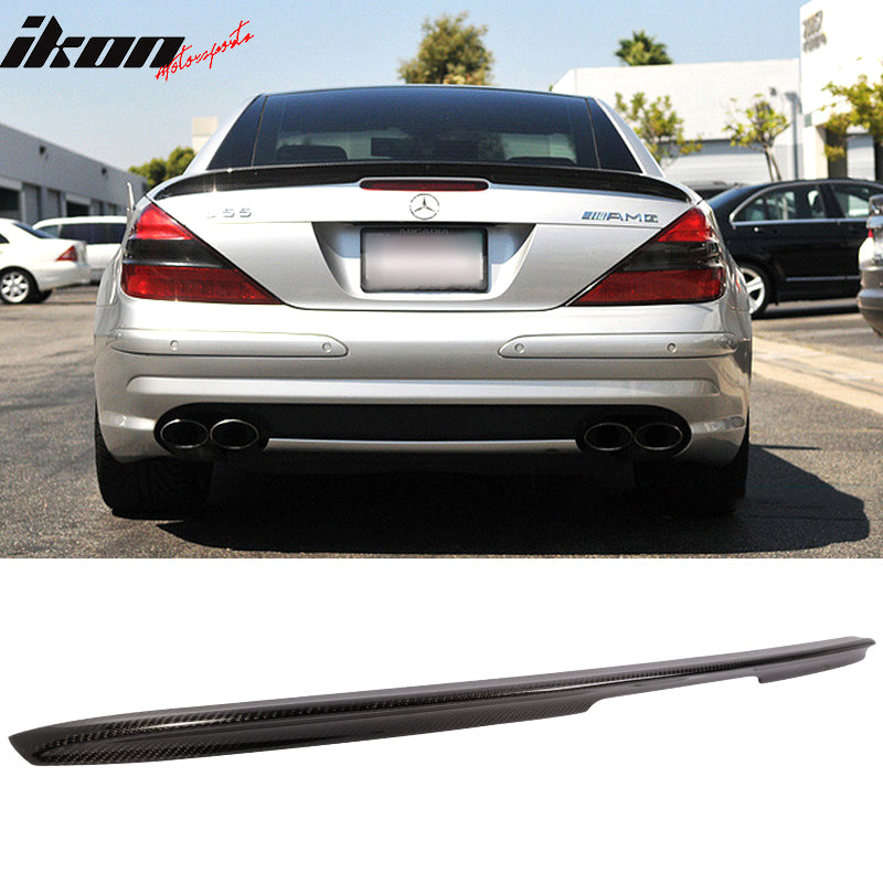 2003-2011 Benz SL-Class R230 AMG Style Trunk Spoiler Carbon Fiber CF