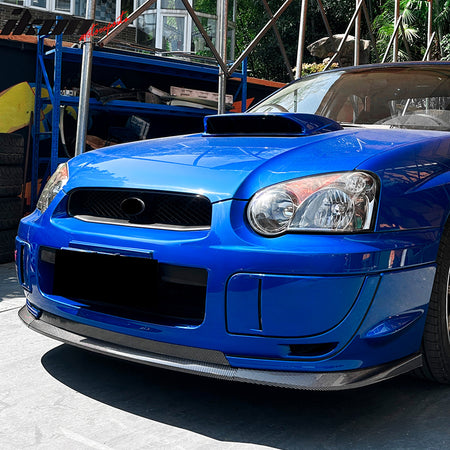Fits 04-05 Impreza WRX STI Front Bumper Lip Chin Splitter PP Carbon Fiber Print