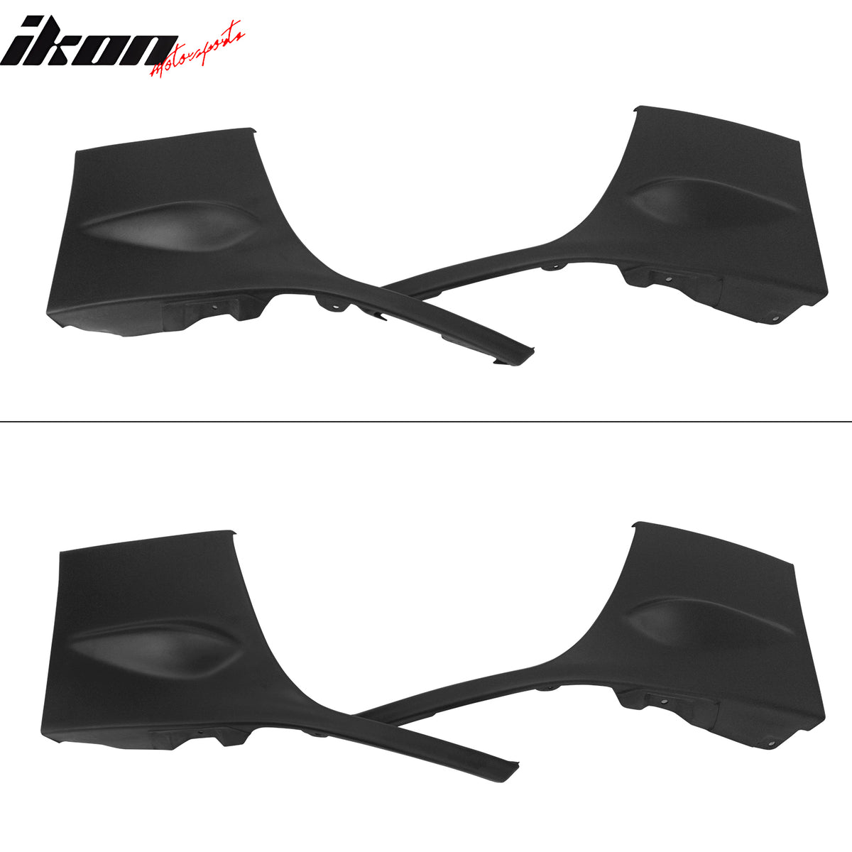 Fits 04-05 Subaru Impreza WRX Side Aprons Front Bumper Lip Cover Corner Cap PU