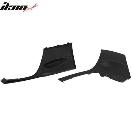Fits 04-05 Subaru Impreza WRX Side Aprons Front Bumper Lip Cover Corner Cap PU