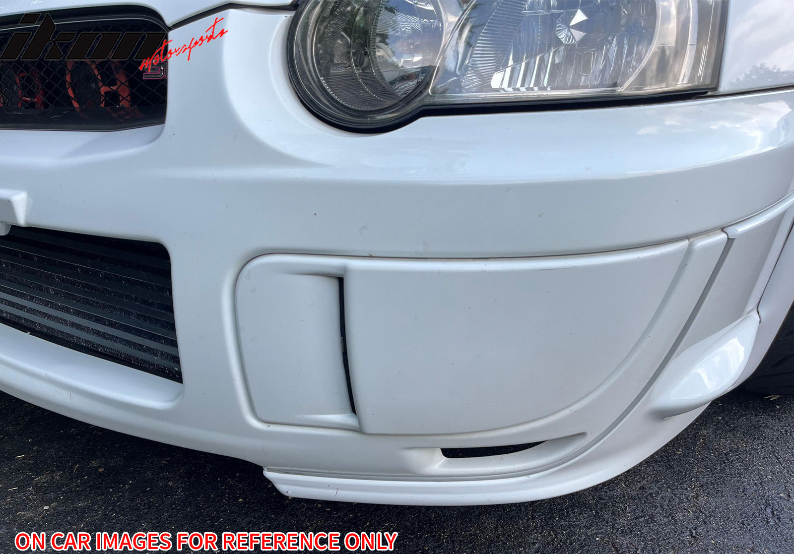 Fits 04-05 Subaru Impreza WRX Front Side Fog Light Cover Bezel PP Matte Black