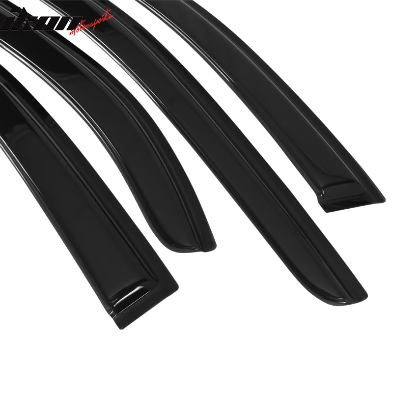 Fits 04-08 Acura TSX Acrylic Window Visor Wind Deflector Vent Rain