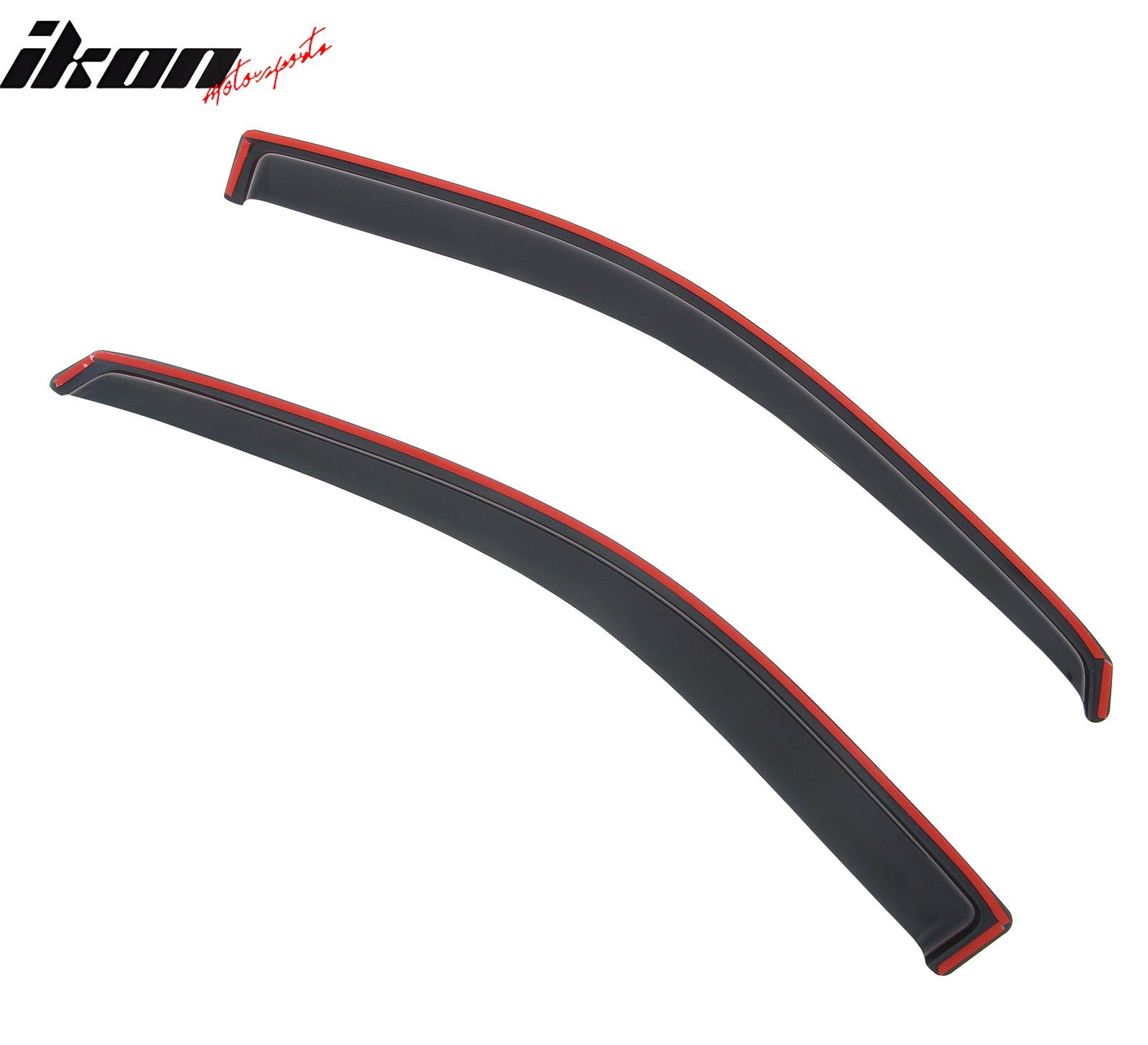 Fits 04-08 Ford F-150 Standard Cab 2PCS In-channel Window Visor Rain Vent Shade