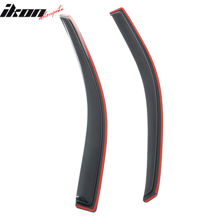 Fits 04-08 Ford F-150 Standard Cab 2PCS In-channel Window Visor Rain Vent Shade