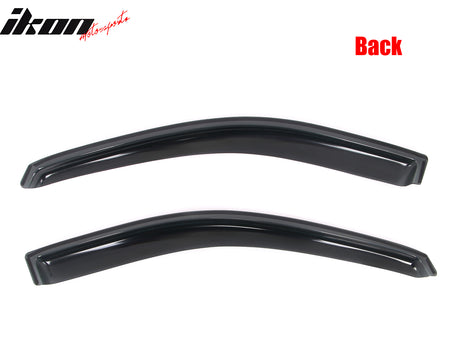 Fits 04-08 Ford F-150 Standard Cab 2PCS In-channel Window Visor Rain Vent Shade