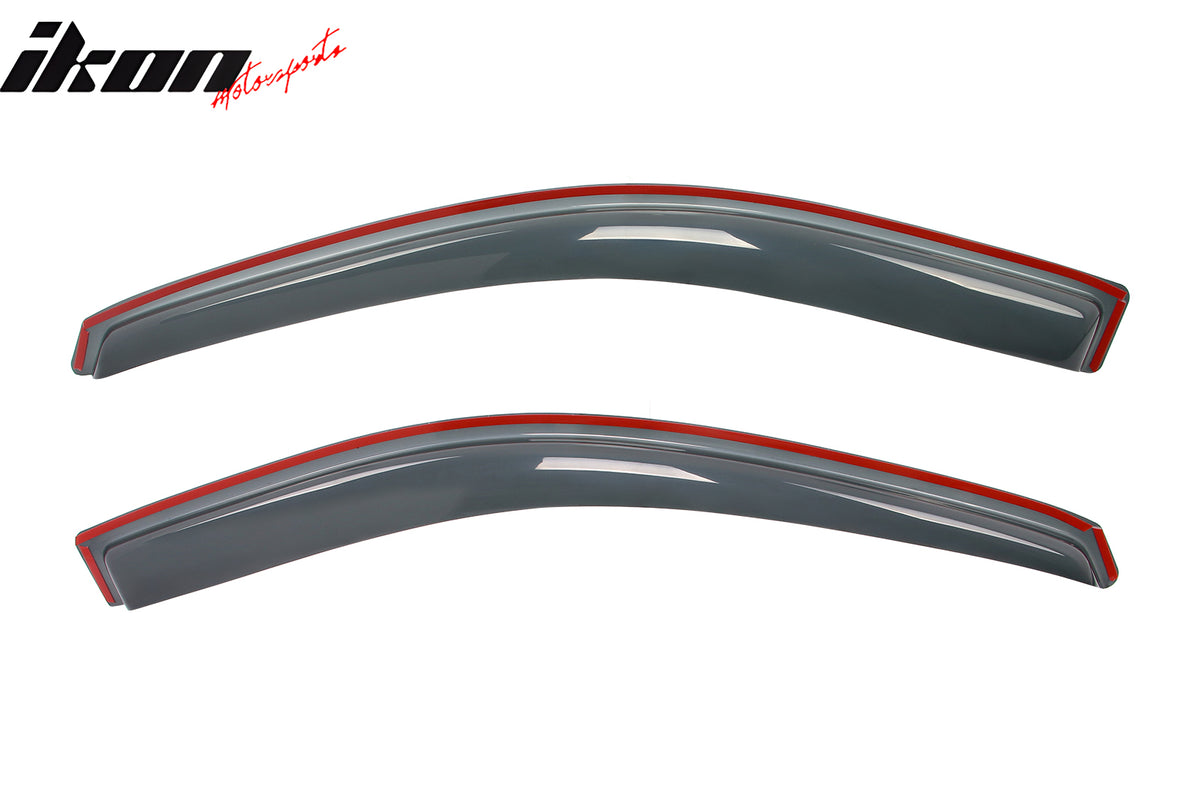 Fits 04-08 Ford F-150 Standard Cab 2PCS In-channel Window Visor Rain Vent Shade