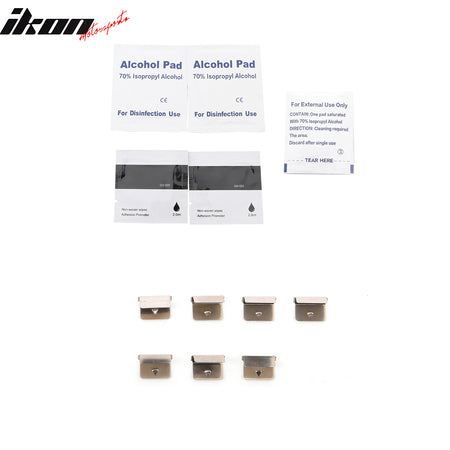 Fits 04-08 Ford F-150 Standard Cab 2PCS In-channel Window Visor Rain Vent Shade