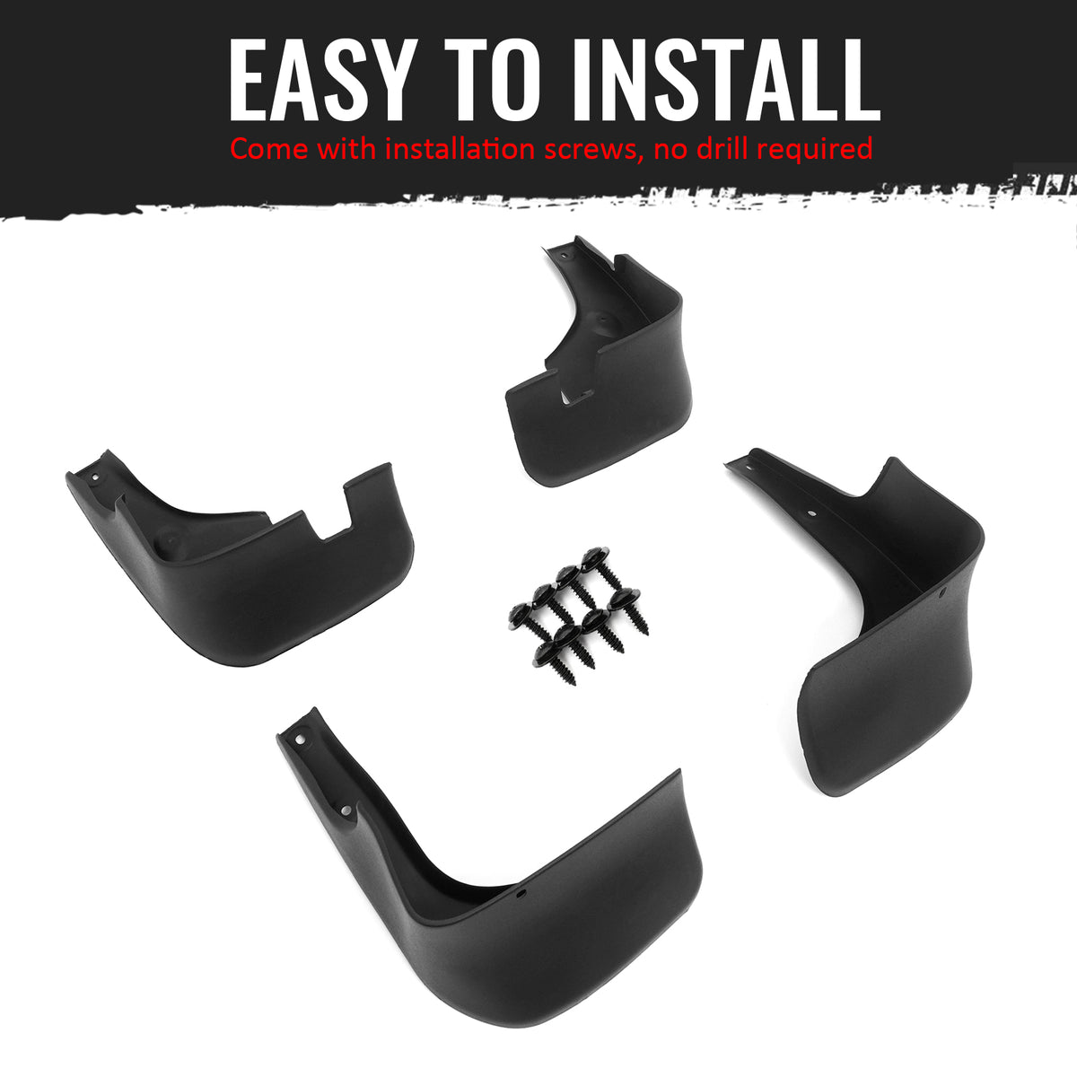 Fits 04-09 Lexus RX330 Front & Rear Fender Mud Flaps Wheel Arch Splash Guards PP