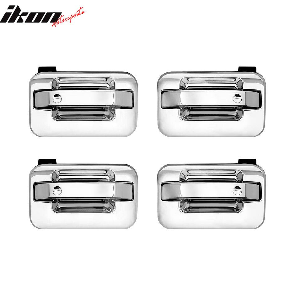 2004-2009 Ford F-150 F150 Chrome Door Handle Cover W/ 2-Keyhole ABS