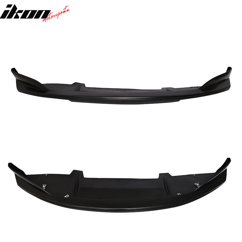 Front Bumper Lip Compatible With 2004-2009 Honda S2000, CR-S Style Black PU Front Lip Finisher Under Chin Spoiler Add On by IKON MOTORSPORTS, 2005 2006 2007 2008
