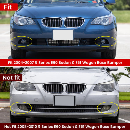 Fits 04-07 BMW E60 E61 5 Series 525i 530i 535i 550i Front Bumper Lip Spoiler