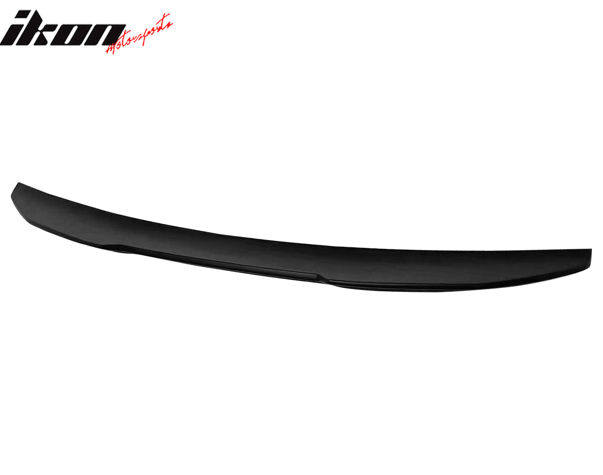Fits 04-10 BMW E60 M5 Sedan PSM Style Matte Black Rear Trunk Spoiler Wing ABS