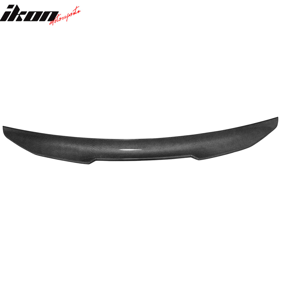 2004-2010 BMW E60 5 Series M5 PSM Carbon Fiber Print Trunk Spoiler ABS