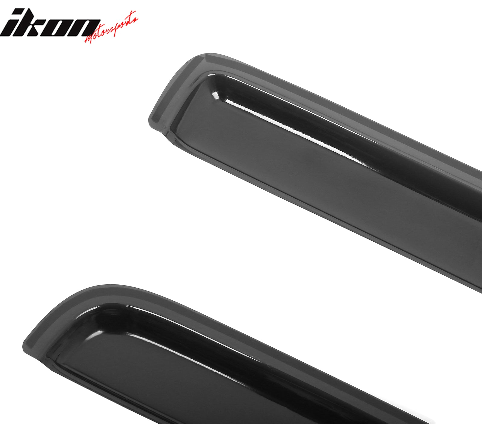 Fits 04-12 Chevy Colorado GMC Canyon Crew Cab Window Visors Deflector In-Channel