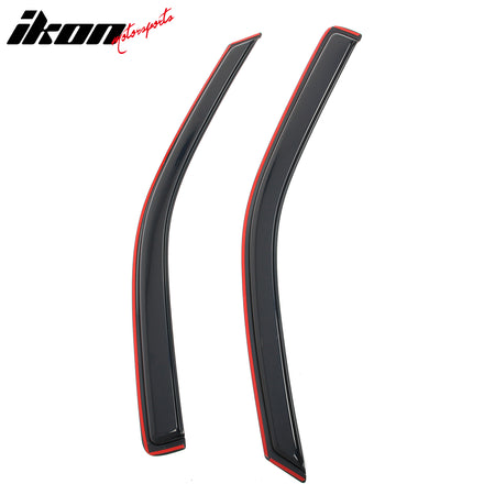 Fits 04-12 Chevy Colorado GMC Canyon Regular Cab Window Visors Guards In-Channel